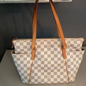 Authentic Louis Vuitton Totally PM Damier Azur h